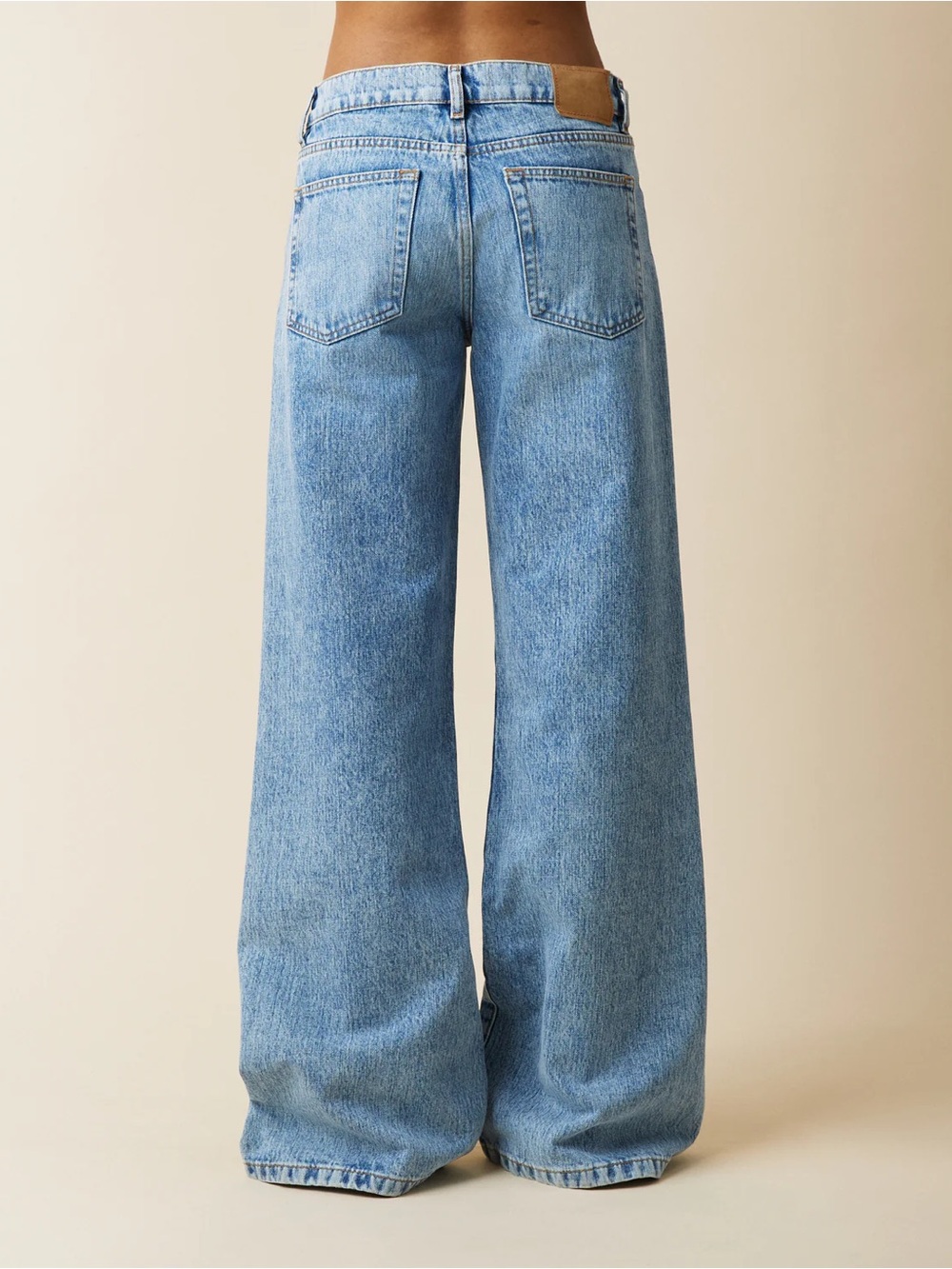Jeanerica Kyoto Vintage 69 Low Rise Blue Wide Leg Jeans - Picture 4 of 17